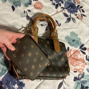 Dooney & Bourke Multicolor Monogram Handbag and Wallet